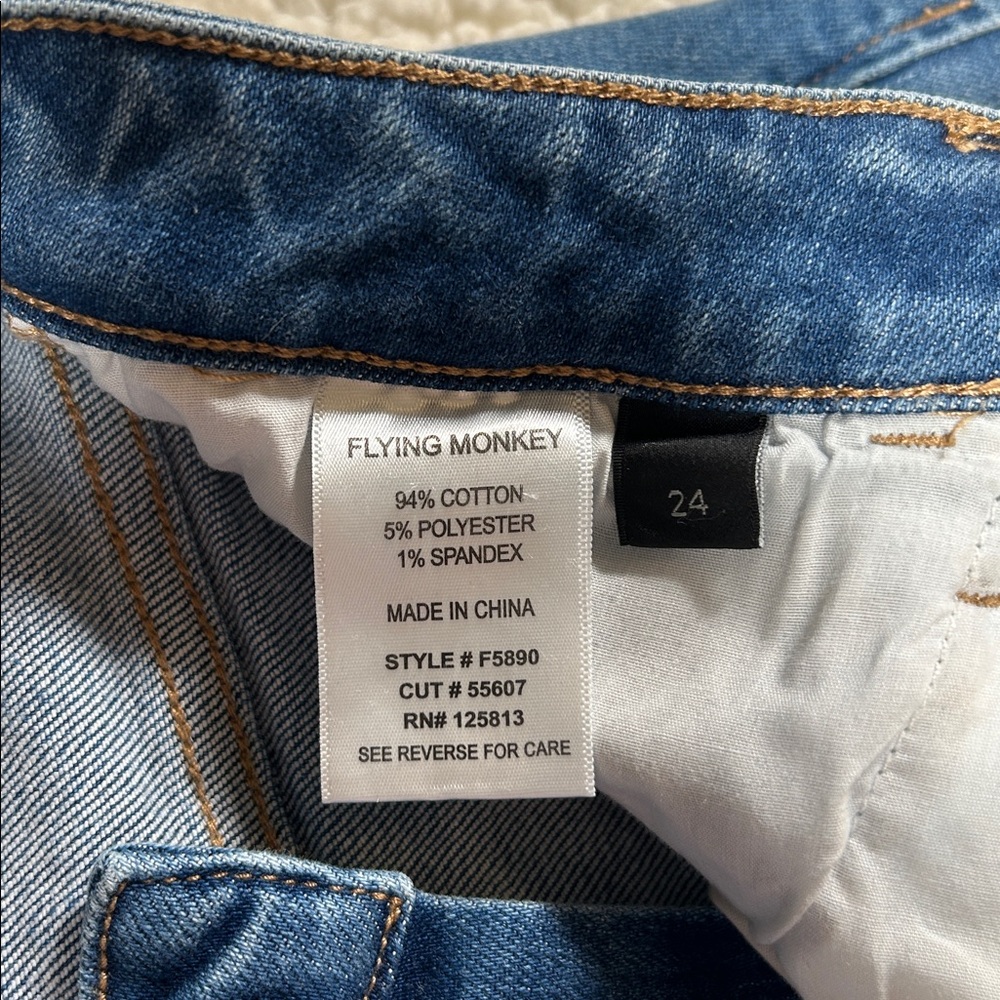 Flying Monkey Wide Leg Jeans - Picture 6 of 9